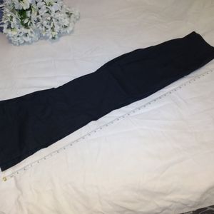 Black Flare Leg Pants Duck Cloth